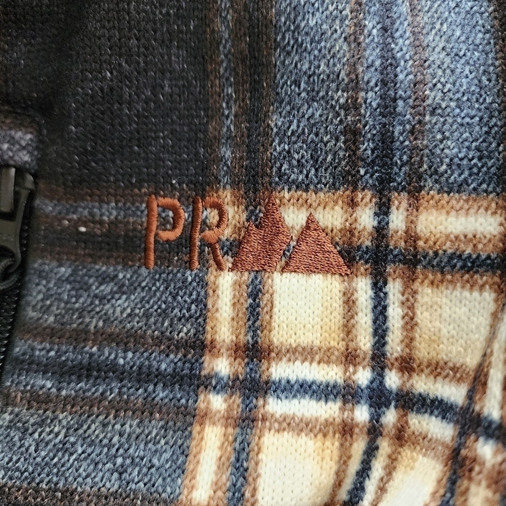 POWDER RIVER OUTFITTERS PLAID HALF ZIP PULLOVER - Picture 9 of 11
